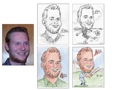caricature drawings